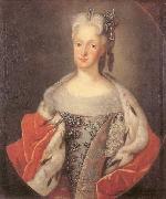 Louis de Silvestre Portrait of Maria Josepha of Austria oil painting artist